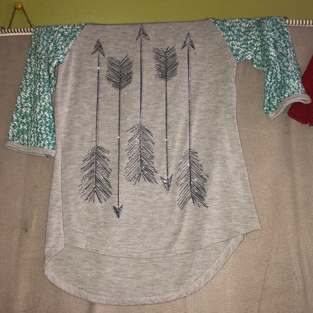 Arizona Girls Half-Sleeve Tee-Girls Size M 10/13